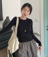 SLIM FIT REGULAR LONG SLEEVE T-SHIRT