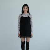 KIRIGIRL メッシュトップ _GREY