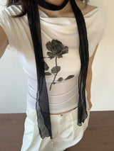 ロージーオフショルダーTシャツ (3color)