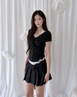 Candy Lace Button Sleeveless Top