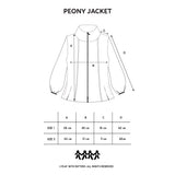 ピオニーチェックパフジャケット - Size 2