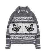 PEPE COWICHAN KNIT ZIP-UP (GRAY)_F24ZA960