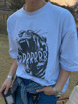 ASCLO タイガーシルケット半袖Tシャツ (3color)