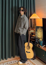 Layered Fall Cropped Check Shirt 3COLOR