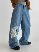 3 TAP Morrie Lace Denim Pants (2color)