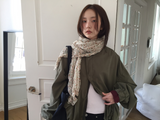 Bell half-neck peach field jacket (4color)