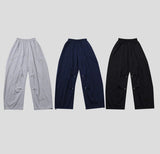 [Unisex]インシジョンワイドストリングスウェットパンツ(3color)