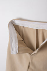 Suede half pants (Beige)