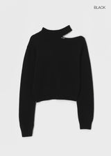 [MADE] ユアナショルダーアンバルニット  ウール50%