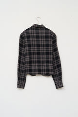 (W) Calm Checked Shirt