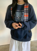 Giddels Brushed Embroidered Over Sweatshirt
