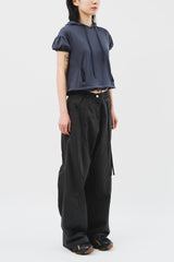 (W) Puff Shirring Hoodie (2color)