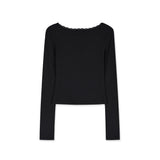バディプリント 長袖Tシャツ[Black]