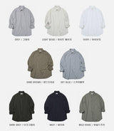 LMN LIT Oversized Fit Cool Linen Shirt (8 colors)
