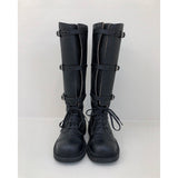 Lace-up Long Boots