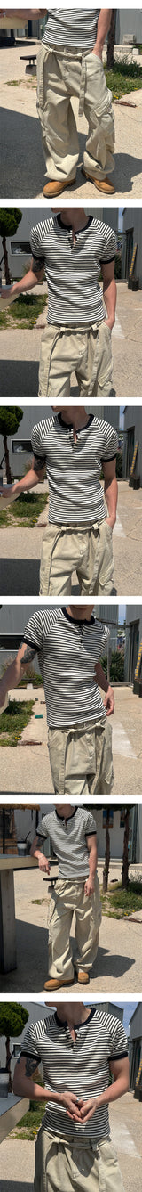 [Unisex] デザートベルトウォッシングカーゴパンツ(3color)