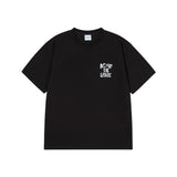 25SS インクスタンプロゴショートスリーブTシャツ ブラック