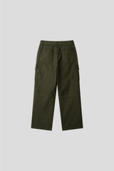 Washed Cargo Biker Pants