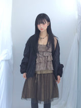 Texture Shirring Jumper
