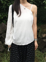 Arc One Shoulder Blouse (2c)