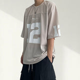 Enb Number Mesh Short-Sleeve T-Shirt (4 colors)
