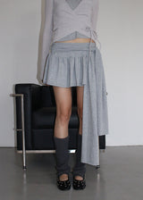 FLARE TIE SKIRT