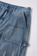 Distressed Washed Jeans