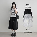 ベーシックバミューダスウェットパンツ (3 colors)