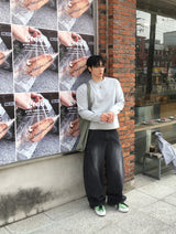 No.1652 round crop T (4color)