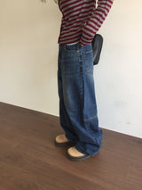 Barrel Wide Balloon Denim (1color)