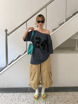 スター24 ストライプTシャツ