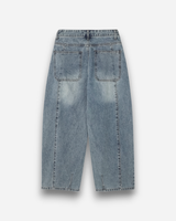 Dart Balloon Denim Pants 3C