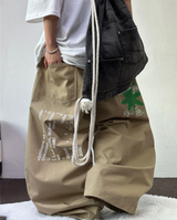 ヒップ / ストリート / コリアン 💚🐝 グラフィティタトゥープリントバルーンパンツ🤎🩶🖤💛 - 4カラーズ