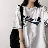 ロティ ステッチ オーバーサイズ フィット 半袖Tシャツ
