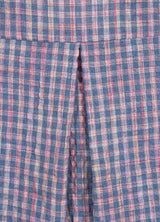 チェックシャツ_Navy