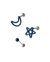 Fruit doodle piercing (Navy)