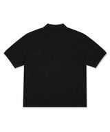 ホース エンブレム エンブロイダリー カラー Tシャツ - ブラック