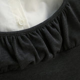 Riel Layered Bustier Shirt Top