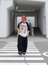 XX Raglan Printing Kint 1/2 T