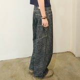 Natural Stripe Denim Pants