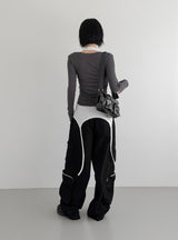 Enle Corset Pocket Shoulder Bag