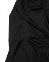 DOZI - Sleeveless Pinched Long Dress _ BLACK