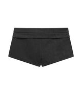 2 belt shorts (black)