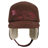 WITTY BUNNY FLEECE TROOPER HAT [BROWN]