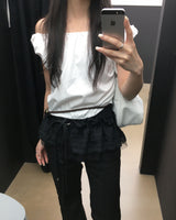 レースフリルベルトスカート