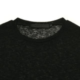 シースルー長袖Tシャツ BLACK