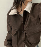 Rutte Corduroy Side Pin Tuck Slit Banding Wide Pants