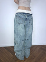 Ice age banding denim pt