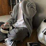 ミレイツーウェイポケットアクリルニッテッドジップアップカーディガン