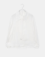 Mirun belt high-neck overlay shirt